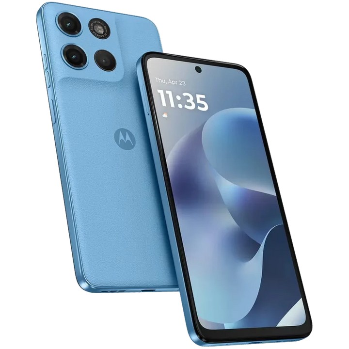 Motorola Moto G17 128 GB Alaskan Blue Ecrã de 6,72 polegadas 4 GB de RAM Sensor Sony LYTIA 600