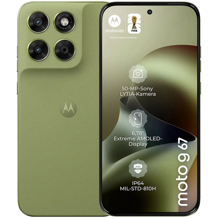 Motorola Moto G67 5G 256 GB Nile Ecrã Extreme AMOLED de 6,78" 4 GB de RAM Câmara dupla de 50 Mpx