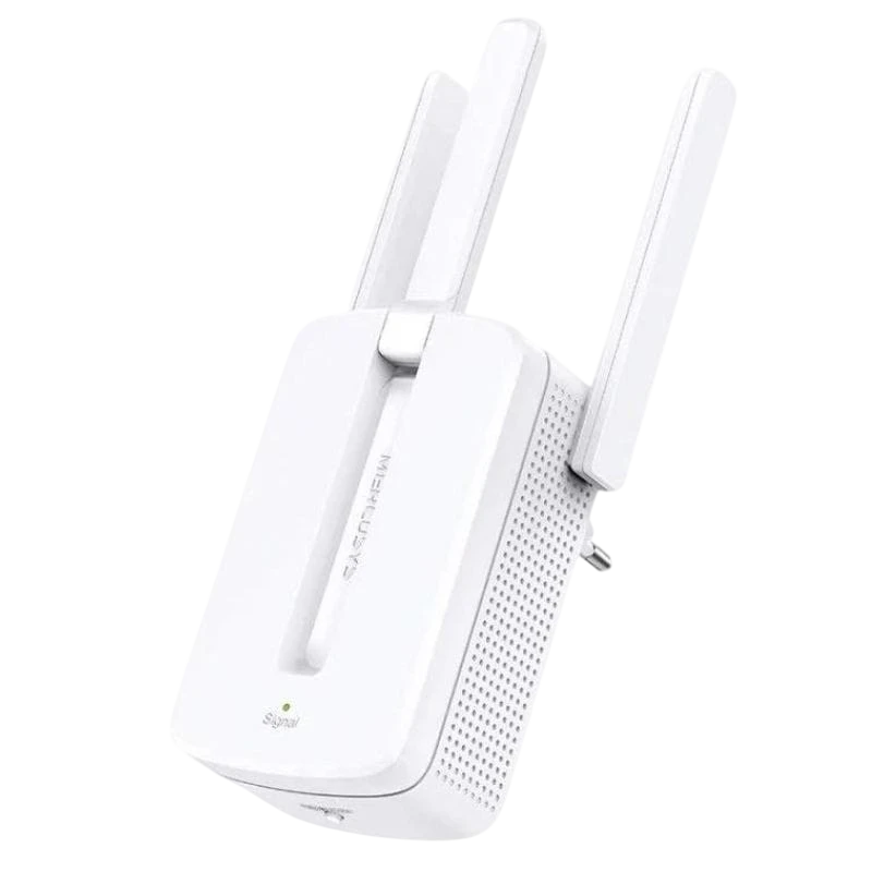 Mercusys MW300RE Wi-Fi 300 Mbps Três Antenas MIMO Brancoe