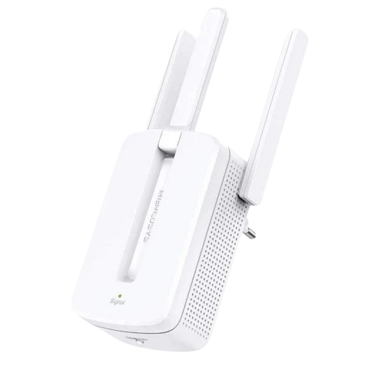 Mercusys MW300RE Wi-Fi 300 Mbps Três Antenas MIMO Brancoe