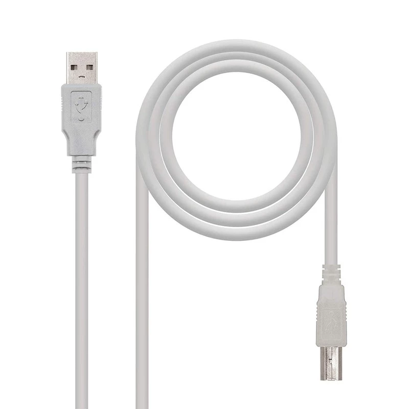 Nanocable - Cabo USB 2.0 Impressora 3M Bege