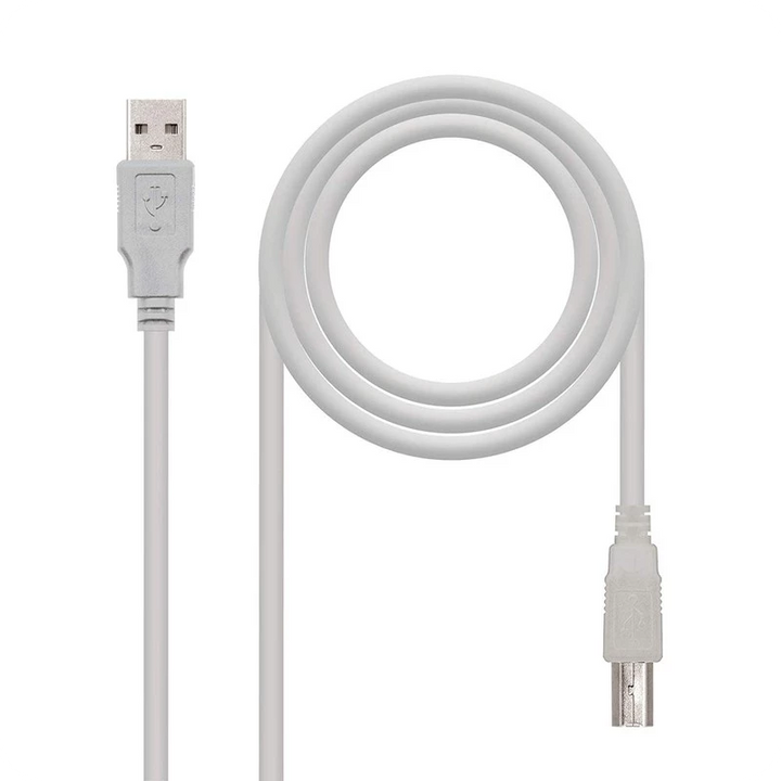 Nanocable - Cabo USB 2.0 Impressora 3M Bege