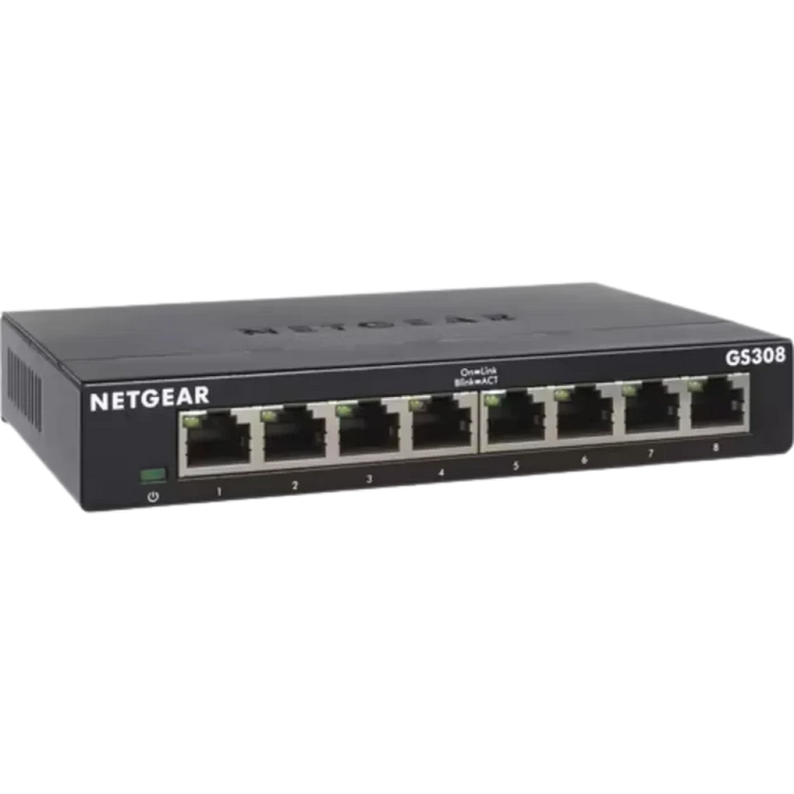 NETGEAR GS308-300PES - Switch não gerido L2 8 portas Gigabit Ethernet