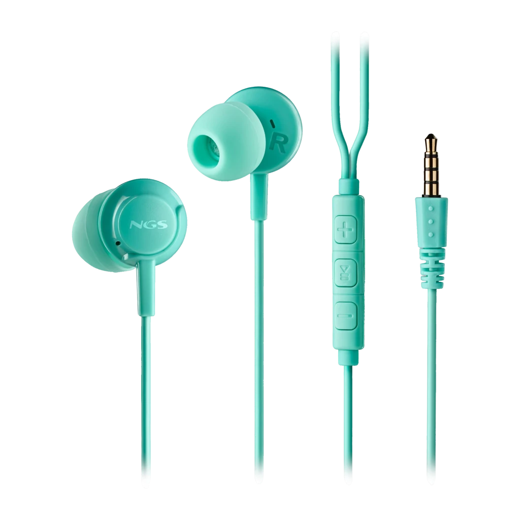 Auriculares NGS Cross Drift Mint In-Ear Jack 3,5mm