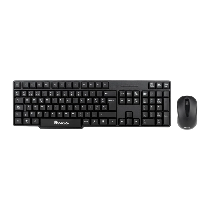 Combo Teclado e Rato NGS Euphoria Kit Sem Fios QWERTY