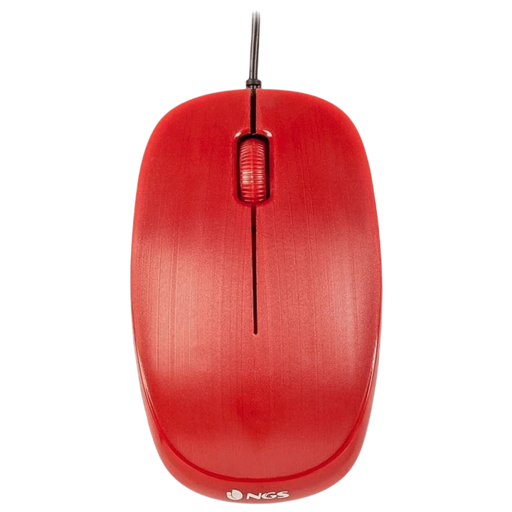 NGS Flame Mouse 1000 DPI - Vermelho