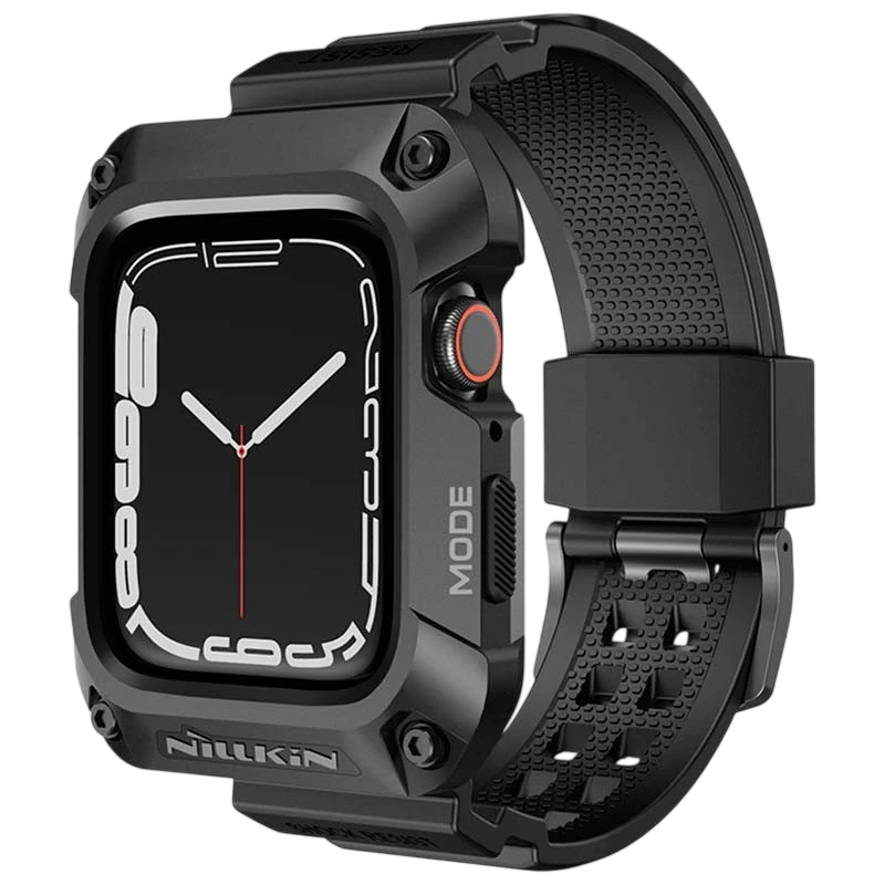 Nillkin Caixa+Pulseira DynaGuard Apple Watch 45mm Preto - Compatível com Apple Watch 7/8