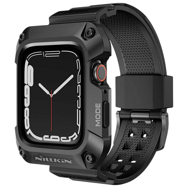 Nillkin Caixa+Pulseira DynaGuard Apple Watch 45mm Preto - Compatível com Apple Watch 7/8