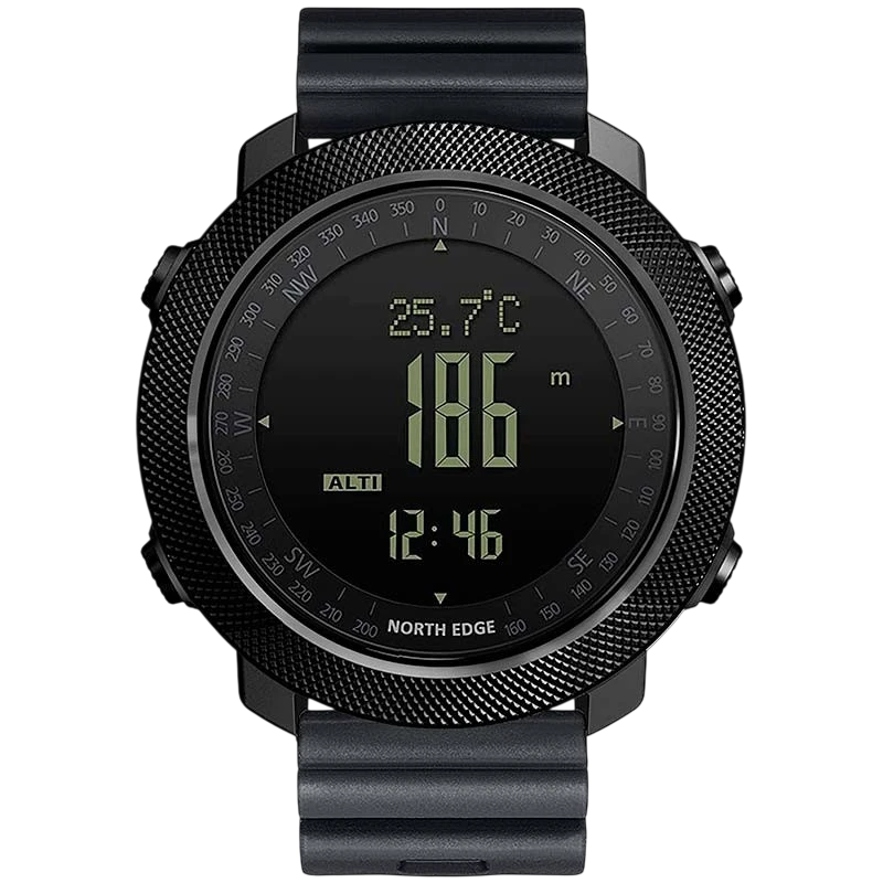 North Edge Apache com Pulseira de Silicone Preto - Relógio Digital