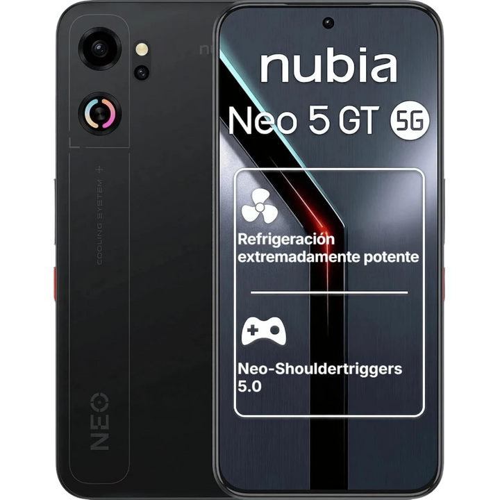 Nubia Neo 5 GT 256 GB Preto 8 GB RAM com gatilhos a 550 Hz