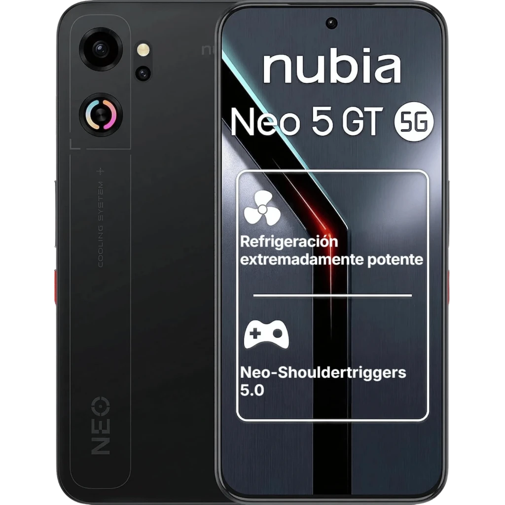Nubia Neo 5 GT 5G 512 GB Preto 12 GB Neo Triggers 5.0