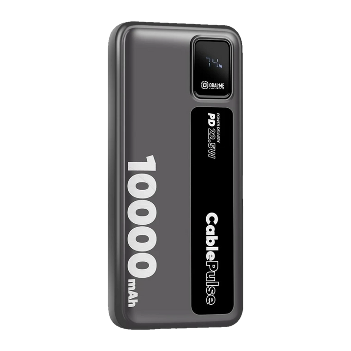 OBAL:ME CablePulse Powerbank 10000mAh 22,5W Preto - Power Bank