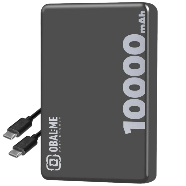 OBAL:ME MagNetix Preto 10000mAh 15W USB-C MagSafe - Powerbank