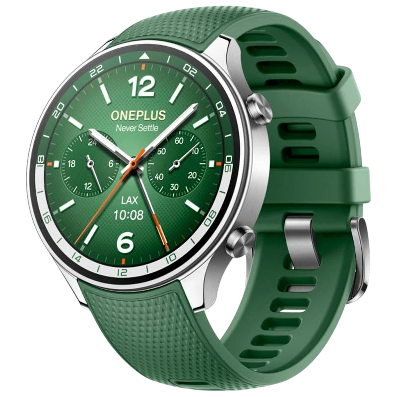 OnePlus Watch 2R Verde com Wear OS by Google - Smartwatch