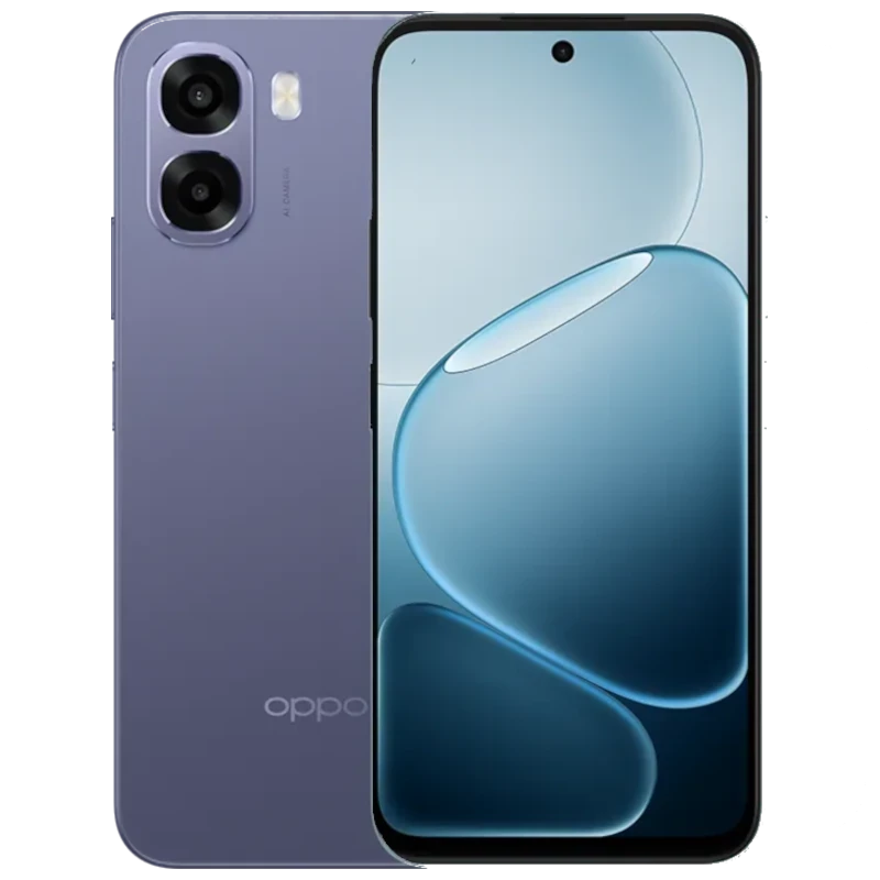 Oppo A6X 5G 128 GB Preto Lilás Ecrã de 6,75" 4 GB de RAM Bateria de 6100 mAh