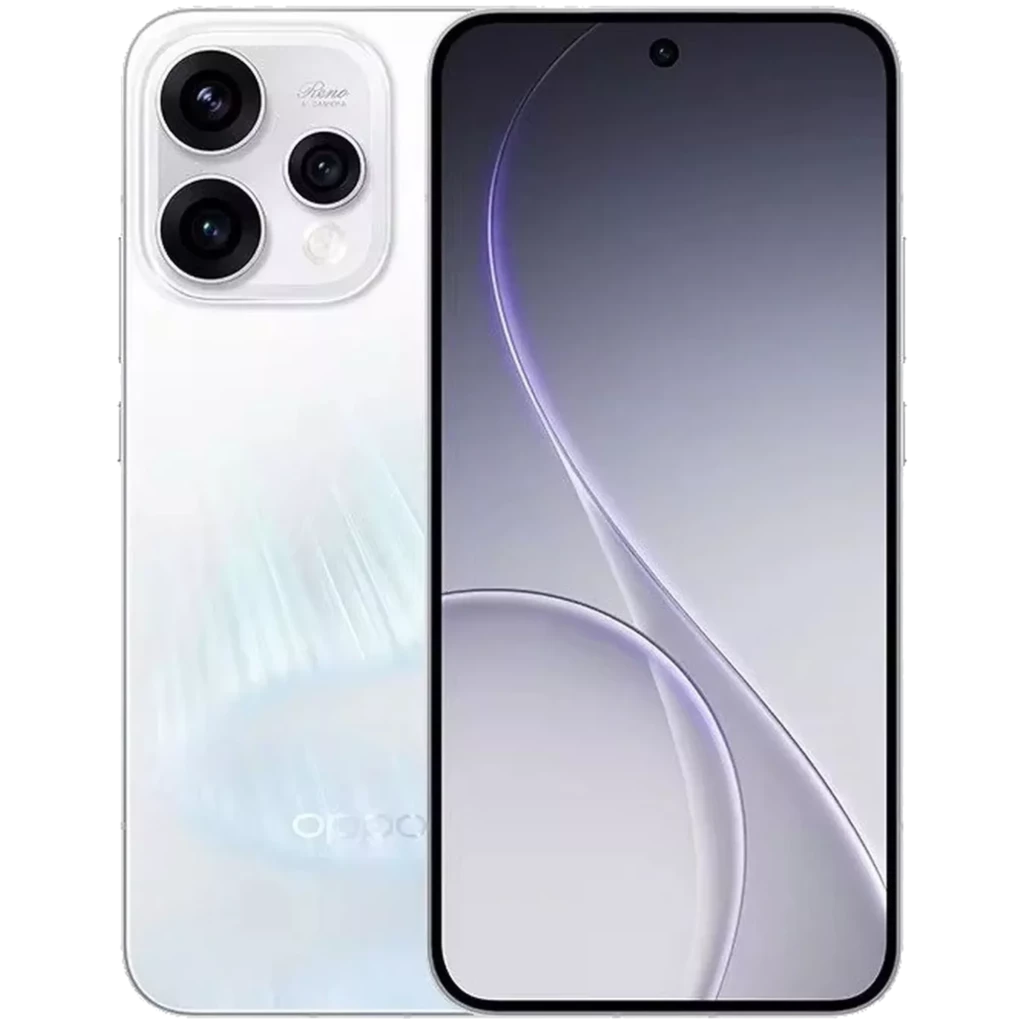 Oppo Reno15 5G 512 GB Aurora Branco Ecrã de 6,59" 8 GB de RAM Câmara traseira tripla de 50 Mpx