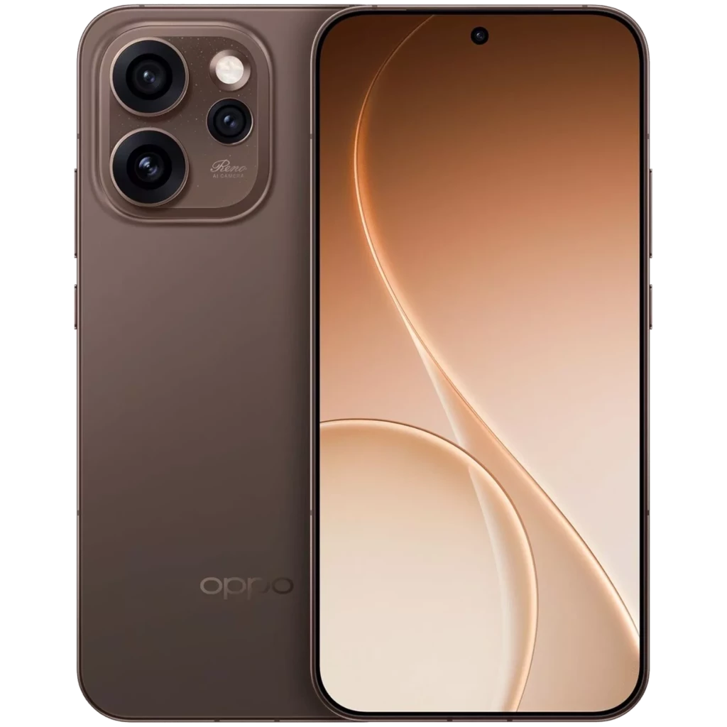 Oppo Reno15 Pro 5G 512 GB Castanho Ecrã de 6.78" 12 GB de RAM Câmara de 200 MPx