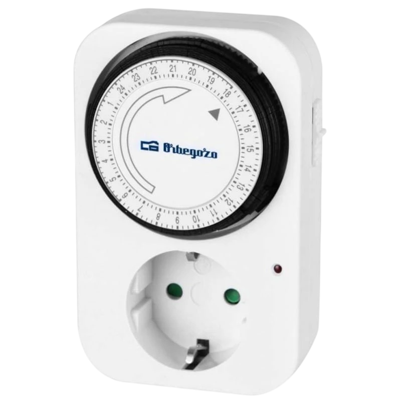Programador de Plugue Orbegozo PG 02 Potência Máxima 3500W Branco