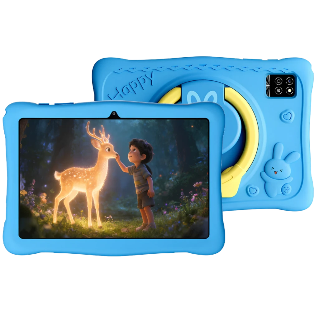Tablet infantil Oscal KIDO 2, 10,1", 4 GB, 64 GB, controlo parental, Azul