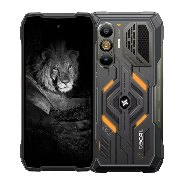 Oscal Pilot 8 12GB/256GB MIL-STD-810H IP68 IP69K 10000mAh Câmara Térmica -15°C +550°C