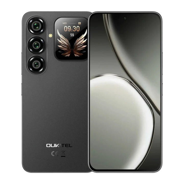 Oukitel P2 Plus 12GB/256GB Preto 6,7 polegadas AMOLED 120Hz