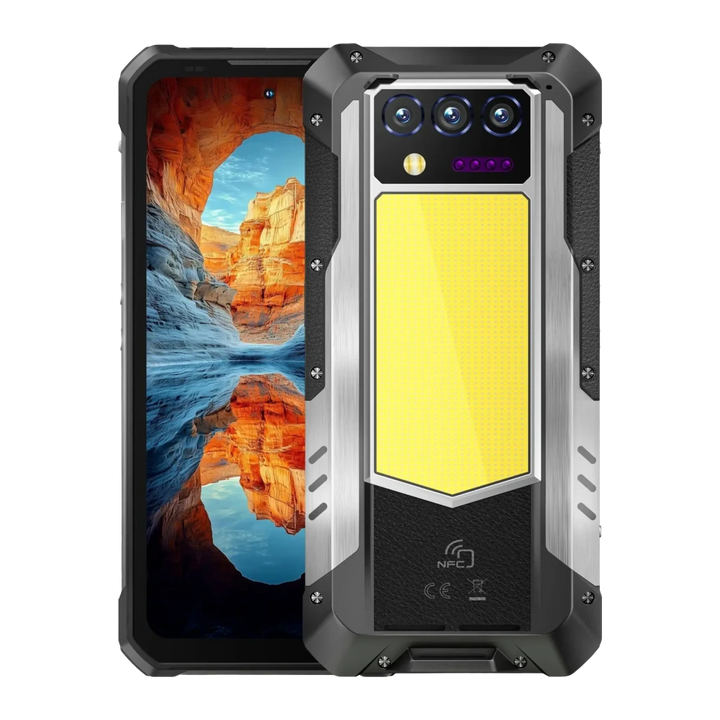 Oukitel WP100 Plus 12GB/512GB MIL-STD-810H IP69K 33000mAh IP68/IP69K 6,8 polegadas IPS LCD 120Hz
