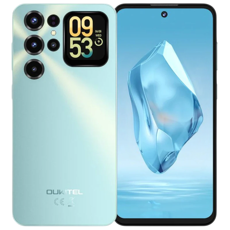 Oukitel C68 Plus Azul 512 GB Ecrã traseiro 8 GB de RAM Bateria de 6000 mAh