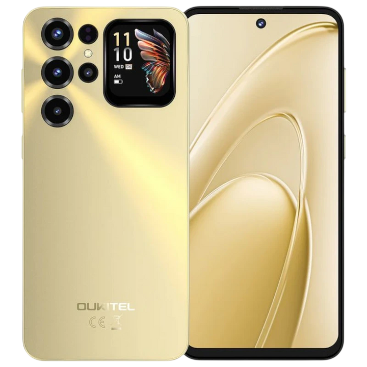 Oukitel C68 Plus Dourado 128 GB Ecrã HD+ 4 GB de RAM Câmara de 64 MPx