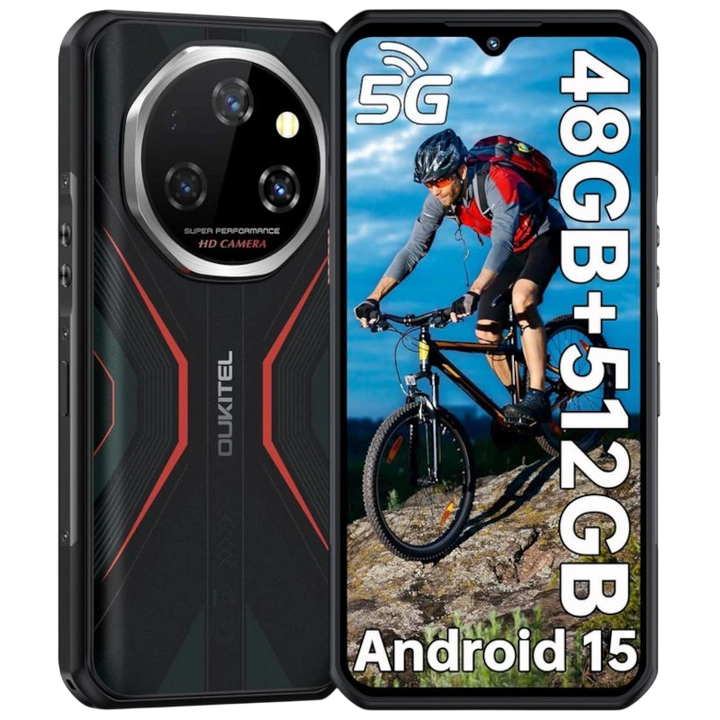 Oukitel WP55 Pro 5G 16GB/512GB Vermelho Rugged