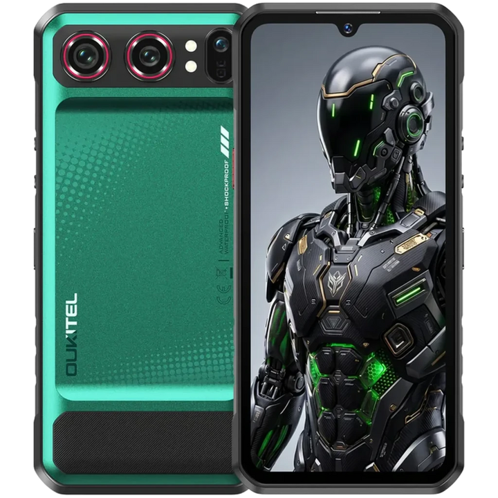 Oukitel WP68 Air 5G 12GB/512GB Verde MIL-STD-810H IP69K 8000mAh 8MP Night Vision infravermelha