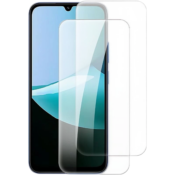 Pack x2protetores de ecrã de vidro temperado 3D para Xiaomi Redmi 15C 4G/5G