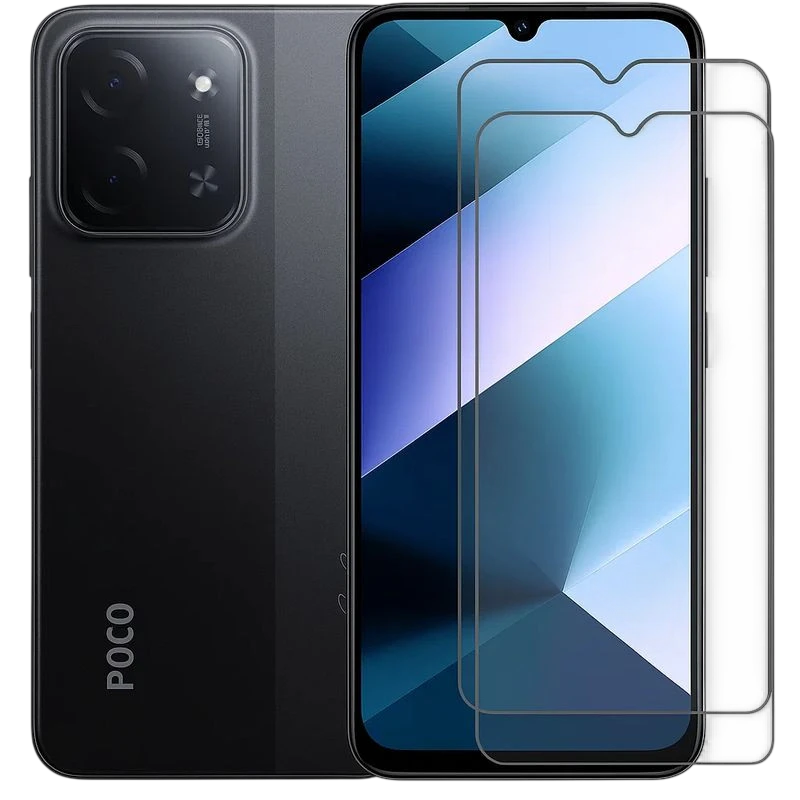 Pack x2 Película de vidro temperado Xiaomi Poco C85 Full Screen 3D