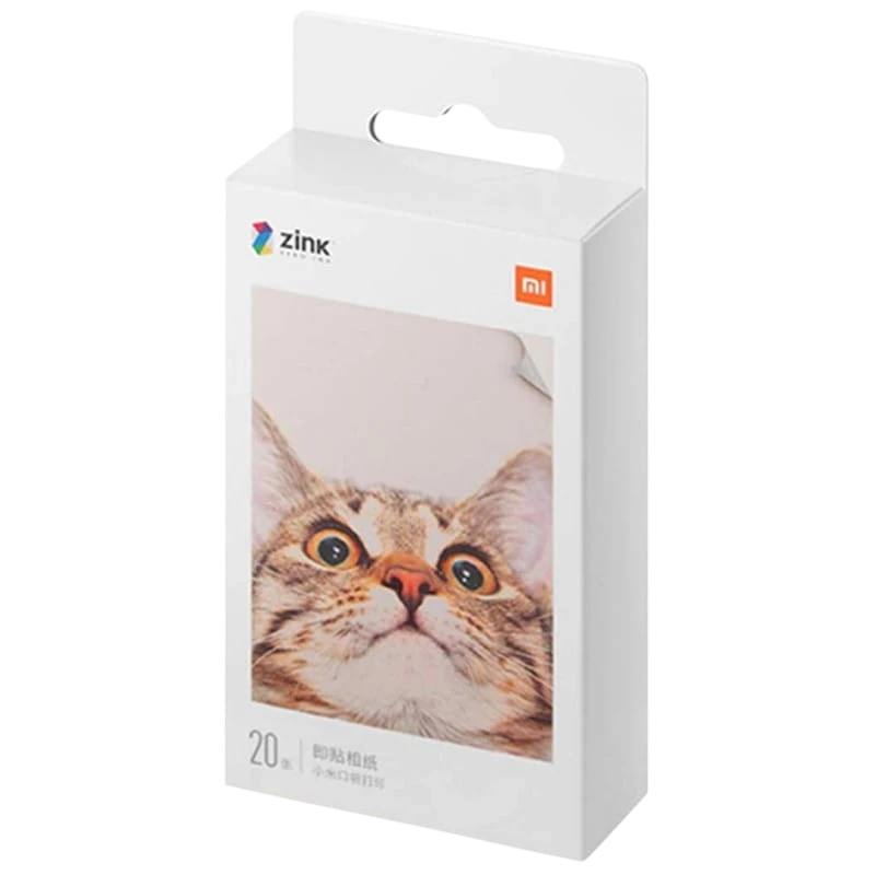 Pack x20 Papel Fotográfico Xiaomi Mi Portable Photo Printer 2x3 Para Impressora Xiaomi Mi Portable Photo Printer