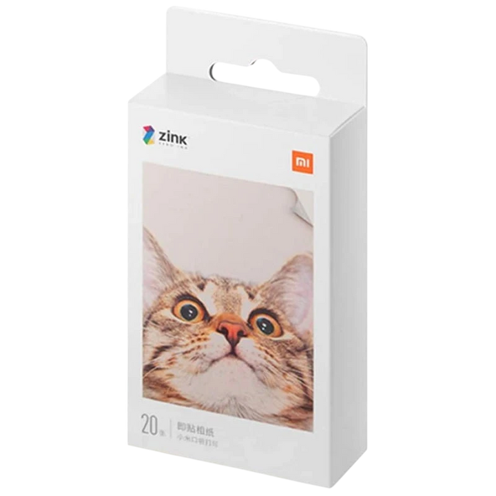 Pack x20 Papel Fotográfico Xiaomi Mi Portable Photo Printer 2x3 Para Impressora Xiaomi Mi Portable Photo Printer