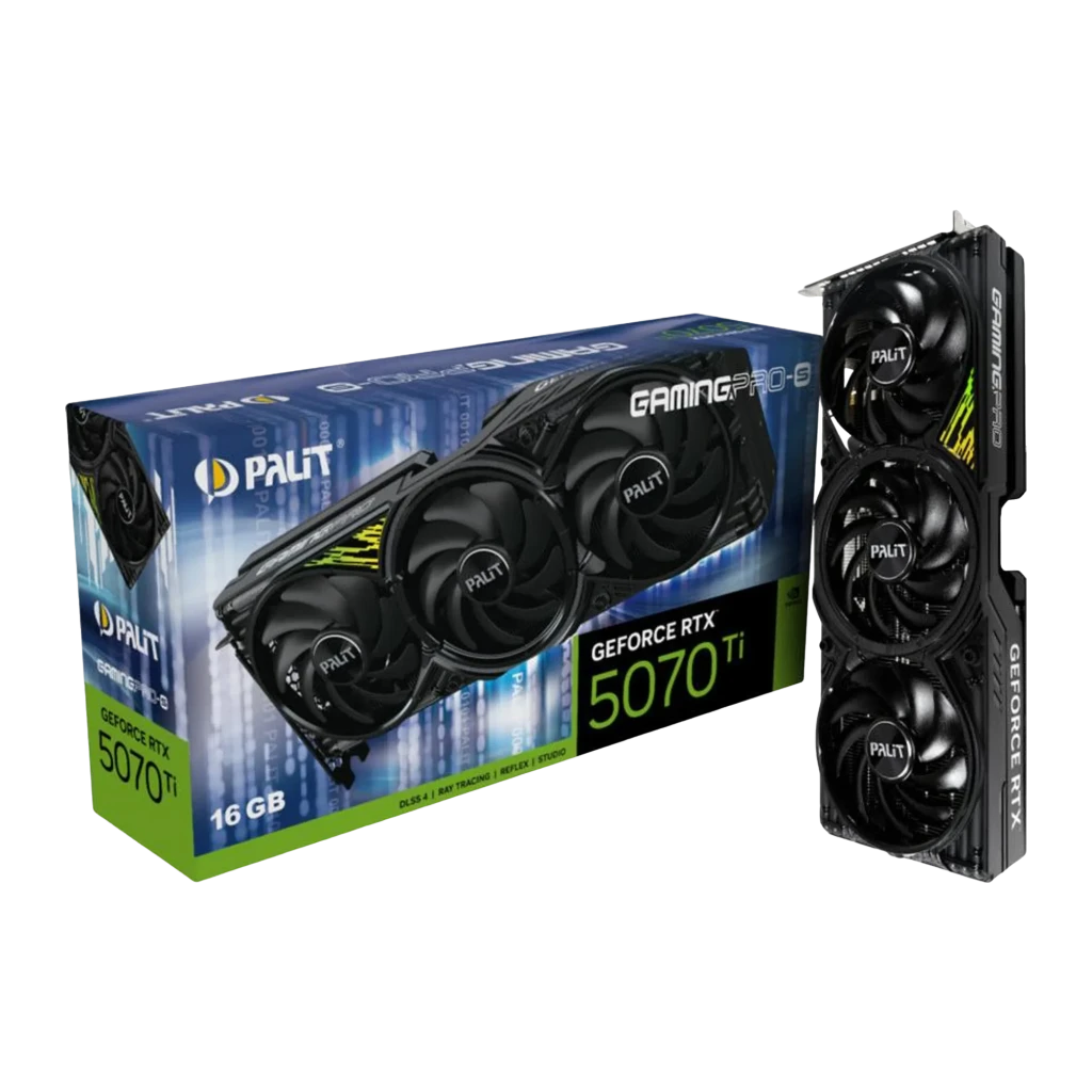 Placa gráfica Palit GeForce RTX 5070 Ti GamingPro-S de 16GB GDDR7