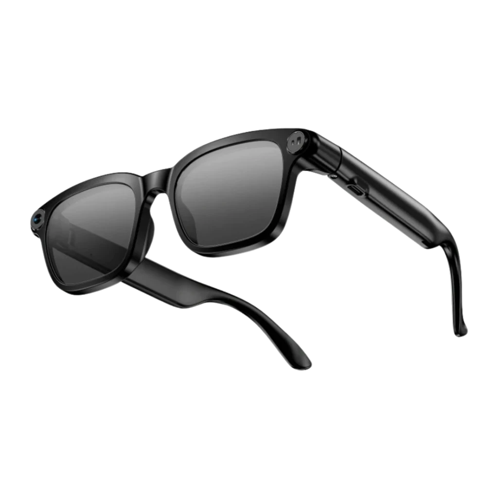 Smartglasses M08 Photochromic Preto 8MP Altifalantes integrados Fotocromática