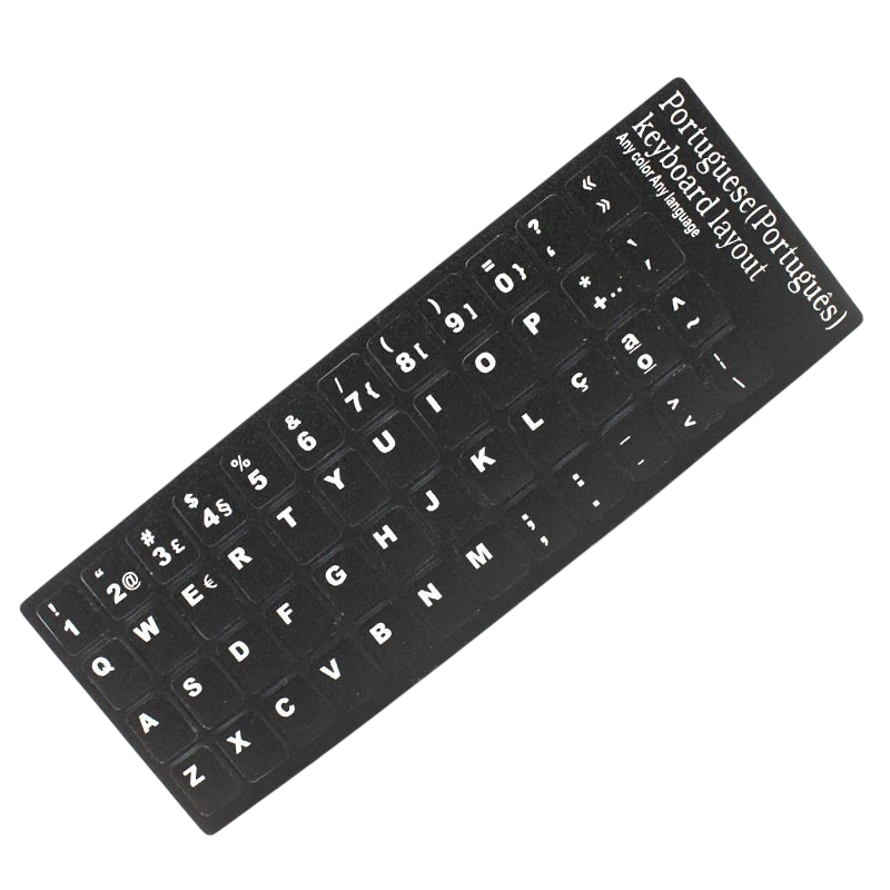 Autocolantes Teclado Português Preto