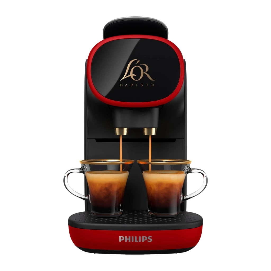 Máquina de café Philips L'OR Barista Passione Rossa LM9012/51 — L'OR e Nespresso Original