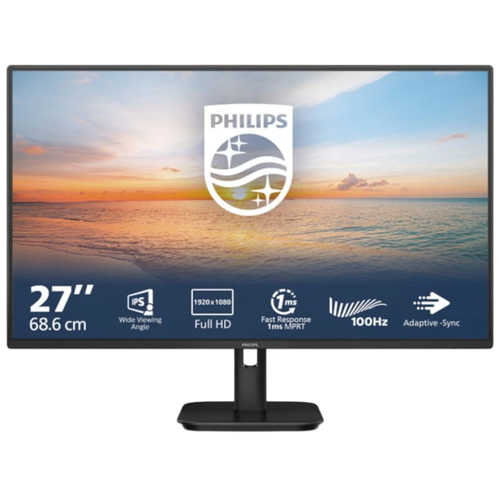 Philips 1000 series 27E1N1100A/00 27" FullHD IPS 100 Hz FreeSync Preto