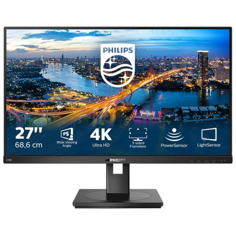 Philips B Line 278B1/00 27 4K Ultra HD IPS Preto - Monitor para PC