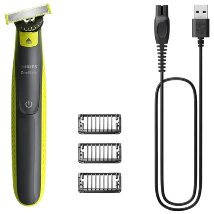 Máquina de barbear e de aparar a barba Philips Oneblade QP2724/10