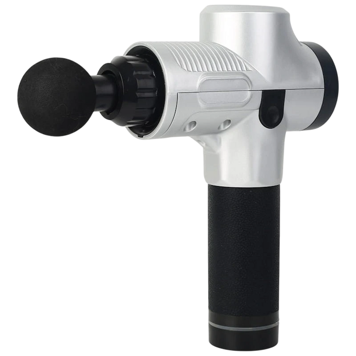 Pistola de Massagem Muscular MG-009 6 Cabeças 30 Níveis Branco