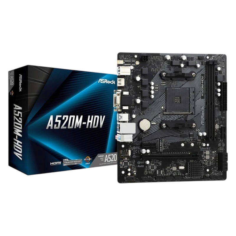 Asrock A520M-HDV micro ATX AM4