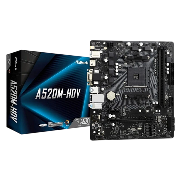 Asrock A520M-HDV micro ATX AM4