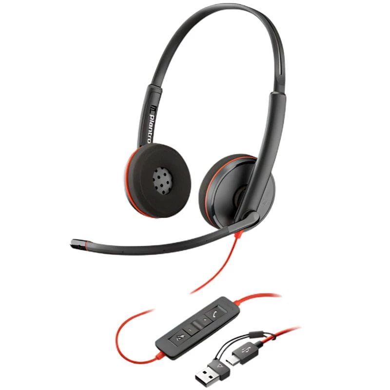 Poly Blackwire 3220 USB tipo A - Auscultadores PC