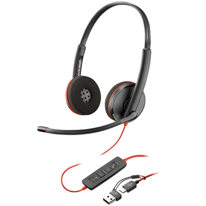 Poly Blackwire 3220 USB tipo A - Auscultadores PC