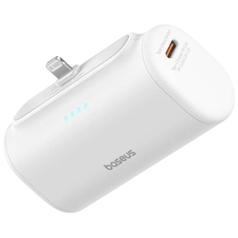Powerbank OS-Baseus Compact IP 5000mAh 20W Lightning Branco