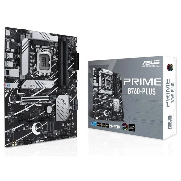 ASUS PRIME B760-PLUS D4 Intel LGA 1700 128GB Micro ATX Preto