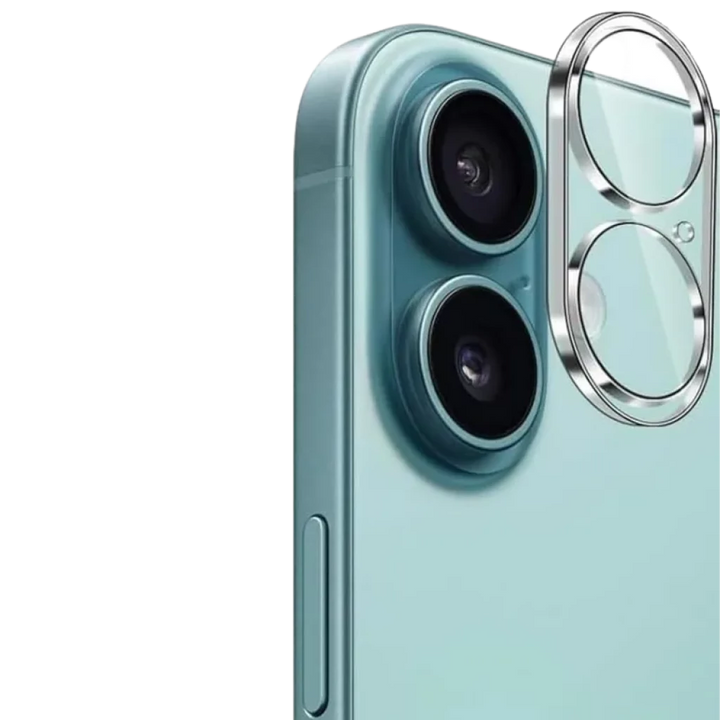 Película de vidro para câmara iPhone 16 6.1" / 16 Plus 6.7"