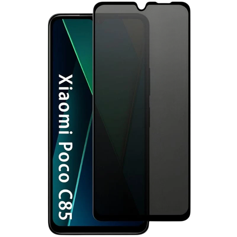Película de vidro temperado Anti Espião Xiaomi Redmi Poco C85